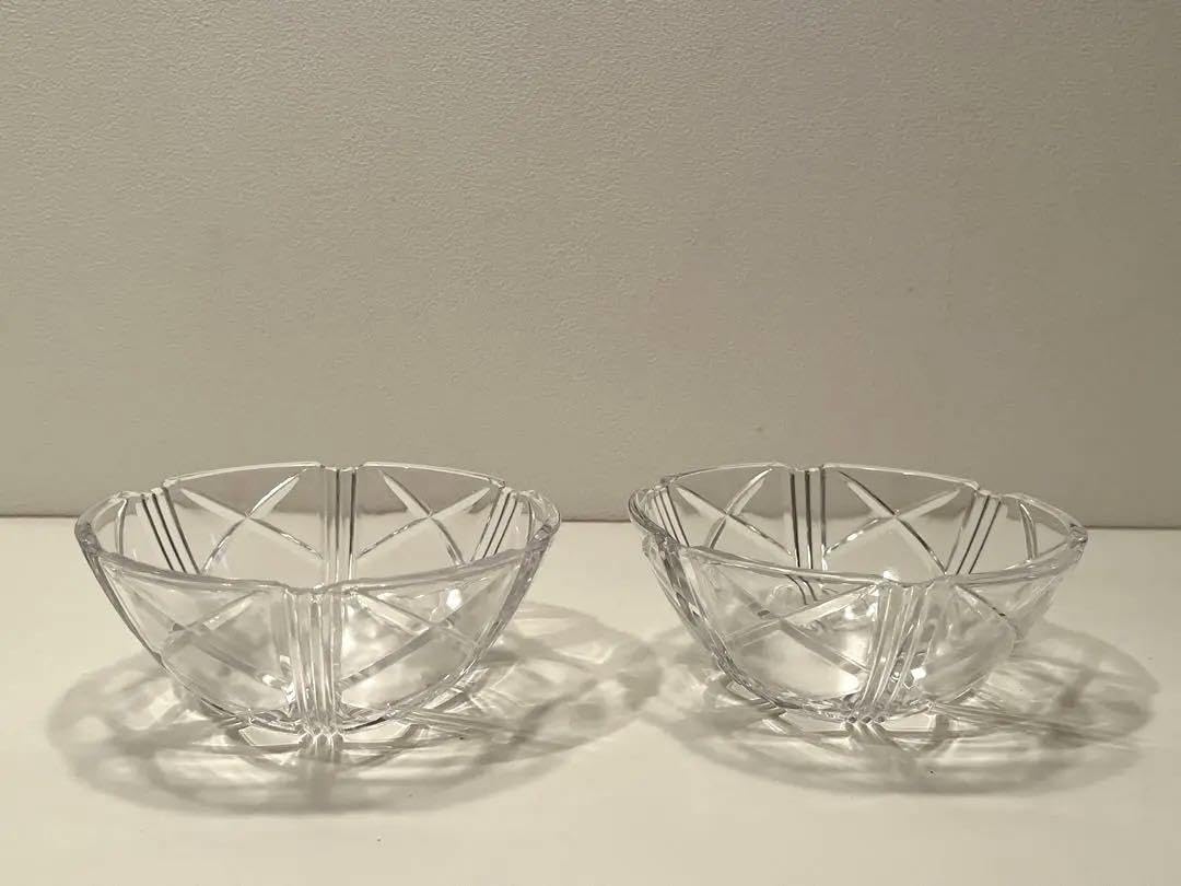 Amazon.co.jp: 昭和レトロ カットガラス ガラス食器 フルーツ皿